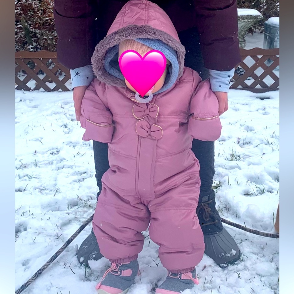 Baby girls snow suit
